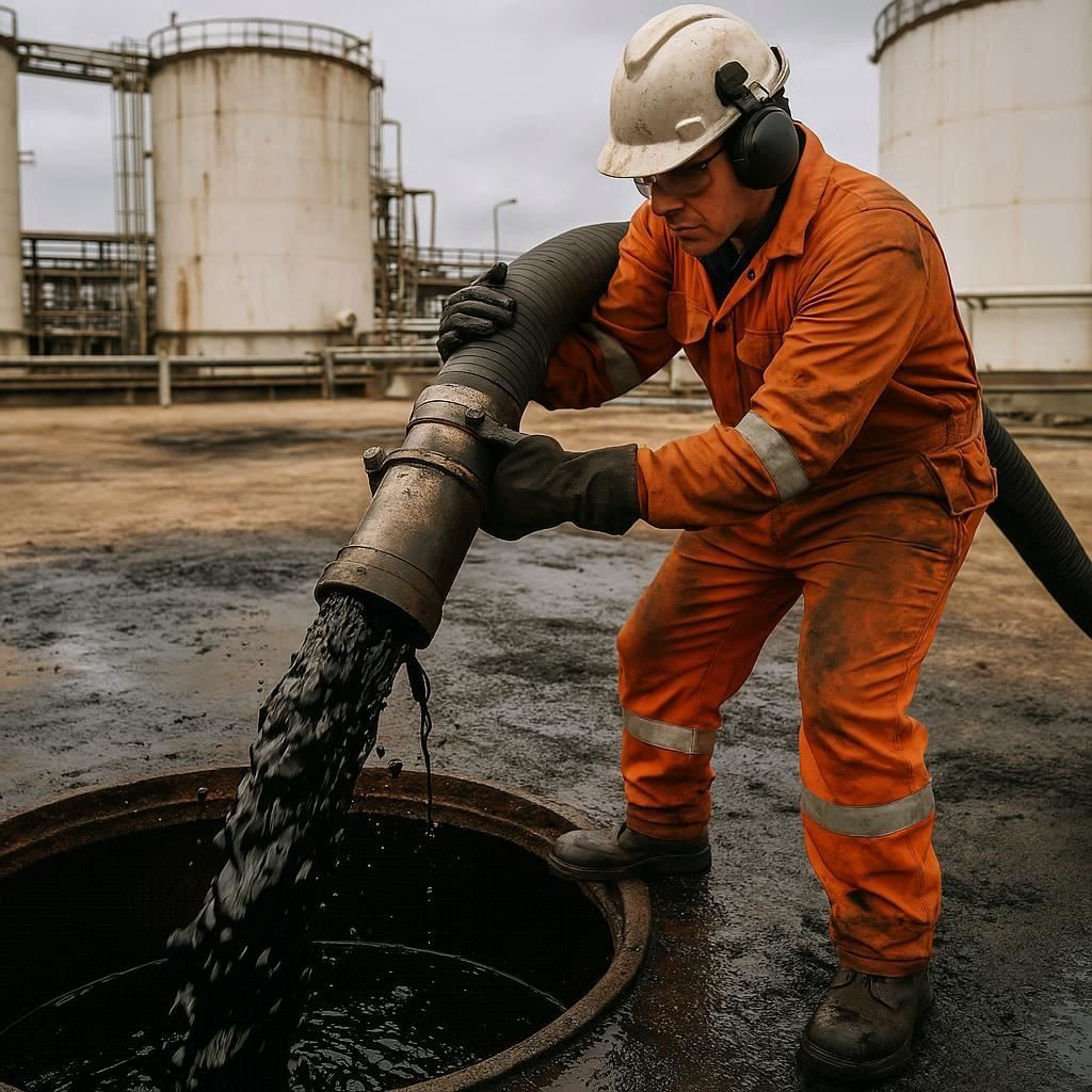 Откачка нефтепродуктов в Киришах